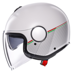 AGV Eteres Capoliveri bukósisak Matt fehér/Zöld/Fehér/Piros