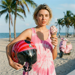 AGV Eteres Tropea piros/pink
