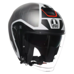 AGV Irides Trieste bukósisak Matt Fekete/Fehér/Piros