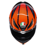 AGV K1 S SPEEDARMOR matt fekete/narancss&aacute;rga/k&eacute;k