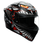 AGV K1 S Lyzard fekete/sz&uuml;rke/piros