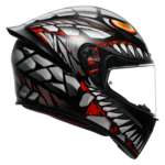 AGV K1 S Lyzard fekete/sz&uuml;rke/piros