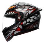 AGV K1 S Lyzard fekete/sz&uuml;rke/piros