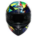 AGV K1 S Rossi Winter Test 2020 Fekete/Sárga/Zöld/Kék