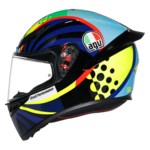 AGV K1 S Rossi Winter Test 2020 Fekete/Sárga/Zöld/Kék