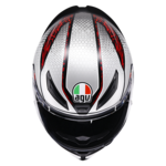 AGV K1 S SPEEDARMOR matt fekete/sz&uuml;rke/piros