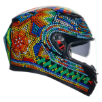 AGV K3 Rossi Winter Test 2018 fekete/k&eacute;k/z&ouml;ld/s&aacute;rga/piros