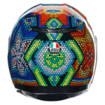 AGV K3 Rossi Winter Test 2018 fekete/k&eacute;k/z&ouml;ld/s&aacute;rga/piros