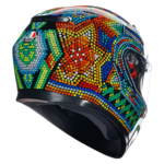 AGV K3 Rossi Winter Test 2018 fekete/k&eacute;k/z&ouml;ld/s&aacute;rga/piros