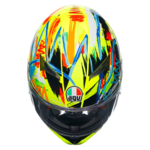AGV K3 ROSSI Winter Test 2019 kék/fekete/sárga