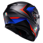 AGV K3 Striga fekete/k&eacute;k/piros