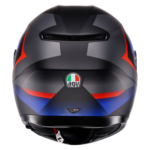 AGV K3 Striga fekete/k&eacute;k/piros