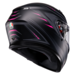 AGV K3 Syth matt fekete/r&oacute;zsasz&iacute;n