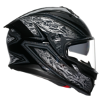 AGV K7 Damascus Fekete/Ezüst