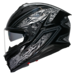 AGV K7 Damascus Fekete/Ezüst