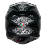 AGV K7 Damascus Fekete/Ezüst