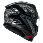AGV K7 Damascus Fekete/Ezüst