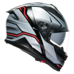 AGV K7 Jaeger bukósisak Fekete/Ezüst