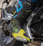 Booster X-race motoros sport csizma Fekete/Kék/UV