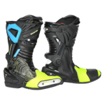 Booster X-race motoros sport csizma Fekete/Kék/UV