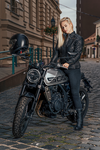 Britten Aeris női motoros bőrdzseki Fekete