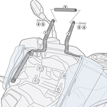 Givi GPS tartó konzol FB5134