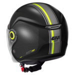 Givi 12.5 bukósisak fekete/titán/sárga
