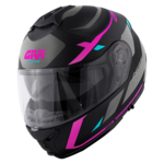 Givi X21 Evo bukósisak matt fekete/titán/pink
