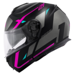 Givi X21 Evo bukósisak matt fekete/titán/pink