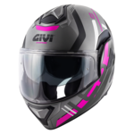 Givi X30 Pulsar bukósisak Titán/Fekete/Lila