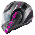 Givi X30 Pulsar bukósisak Titán/Fekete/Lila