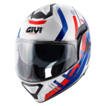 Givi X30 Pulsar bukósisak Fehér/Kék/Piros