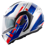 Givi X30 Pulsar bukósisak Fehér/Kék/Piros