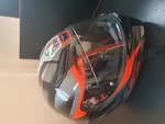 AGV K1 S Fastlap sz.hib&aacute;s fekete/sz&uuml;rke/piros