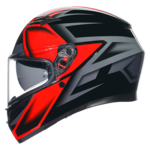 AGV K3 Compound bukósisak fekete/piros