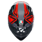 AGV K3 Compound bukósisak fekete/piros