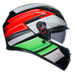 AGV K3 Wing bukósisak fekete/zöld/fehér/piros