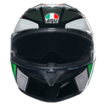 AGV K3 Wing bukósisak fekete/zöld/fehér/piros