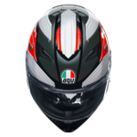 AGV K3 Wing bukósisak fekete/zöld/fehér/piros