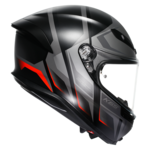 AGV K6 S Karve bukósisak Matt fekete/szürke/piros