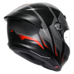 AGV K6 S Karve bukósisak Matt fekete/szürke/piros
