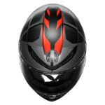 AGV K6 S Karve bukósisak Matt fekete/szürke/piros