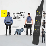 Macna Admyre textildzseki fekete