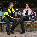 Macna Mundial motoros textildzseki Fekete/UV/Szürke