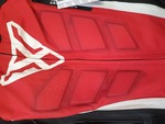 Sixgear Phoenix motoros bőrdzseki ecs Fekete/piros/fehér