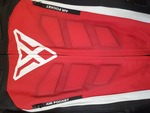 Sixgear Phoenix sz.hibás bőrdzseki Fekete/piros/fehér