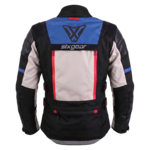 Sixgear Atlas textildzseki fekete/k&eacute;k/piros