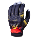 Sixgear Burst motoros kesztyű Fekete/Piros/Sárga/Fehér