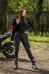 Sixgear Iron motoros farmernadrág Fekete