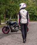 Sixgear Mia női textildzseki Szürke/Fekete/Pink